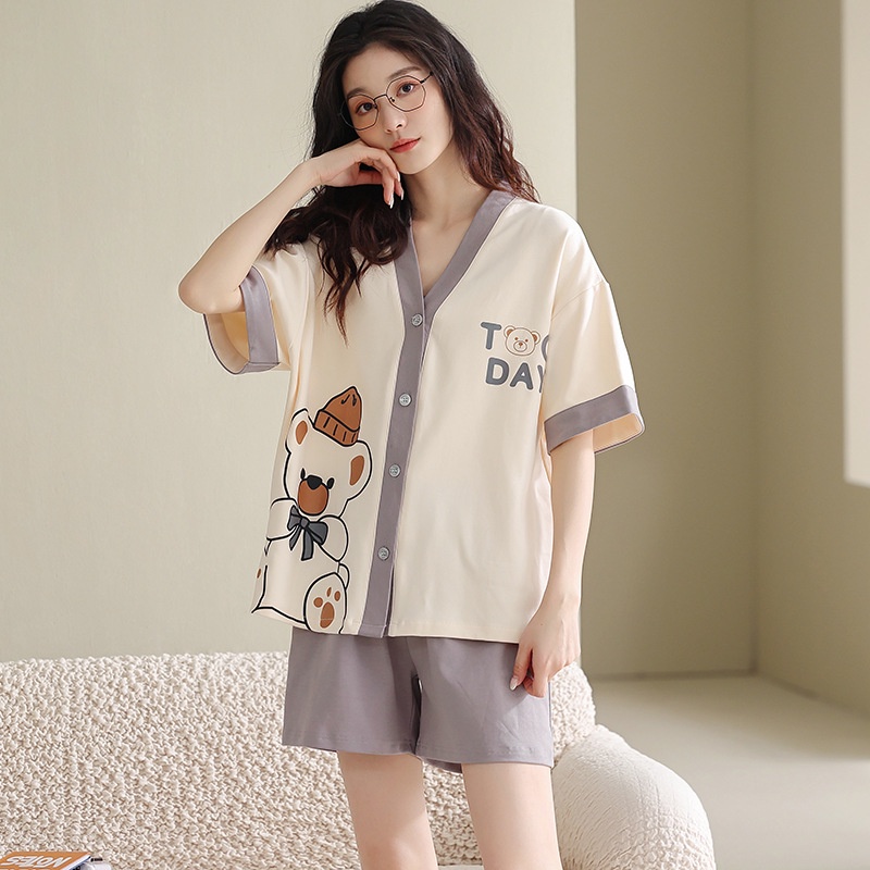 Đồ bộ nữ mặc nhà - thời trang mới nhất - Chất liệu Cotton cao cấp -