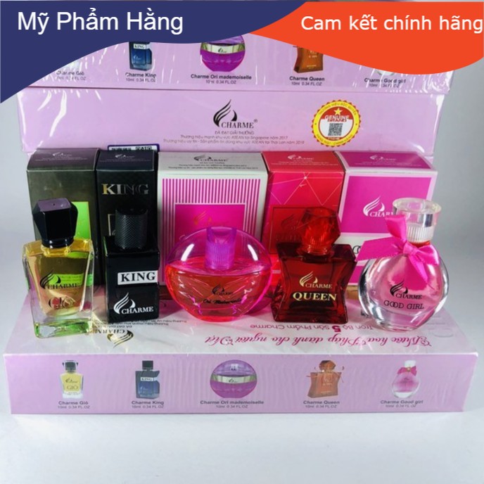 Set 5 chai nước hoa mini 10ml (GOOD GIRL + QUEEN + ORI + GIÒ + KING)