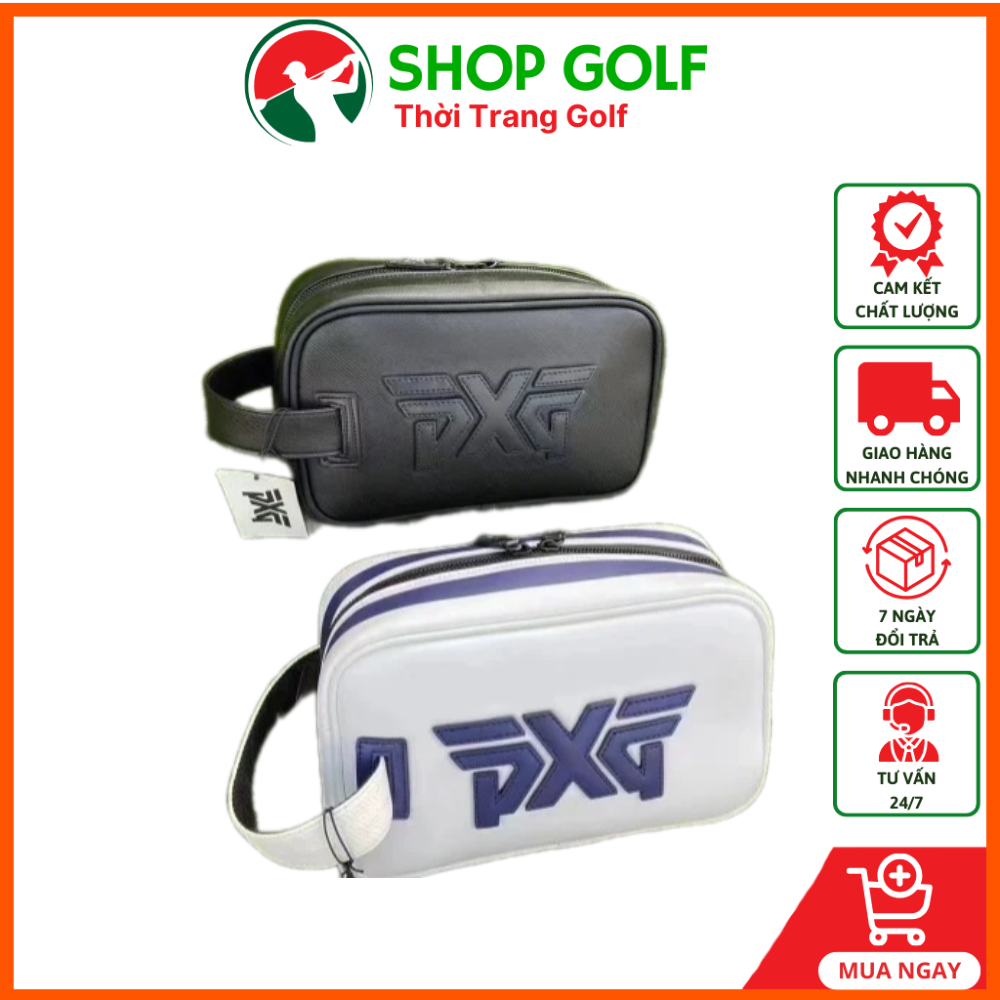 Túi golf câm tay pxg, ví golf cầm tay thời trang cao cấp