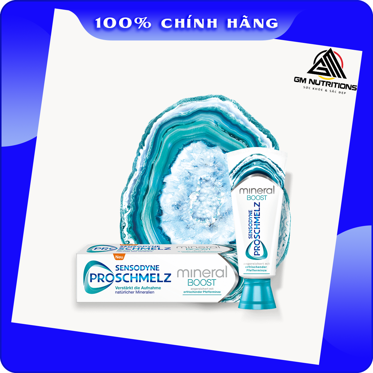 Kem đánh răng phục hồi men răng Sensodyne ProSchmelz Mineral Boost 75ml