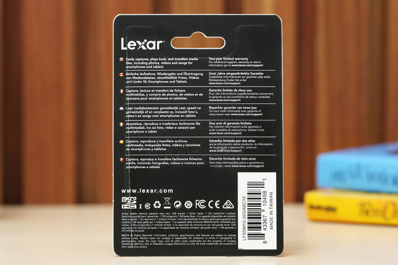 Thẻ nhớ chuẩn Micro SDXC LEXAR 32 GB Class 10-BẢO HÀNH 2 NĂM