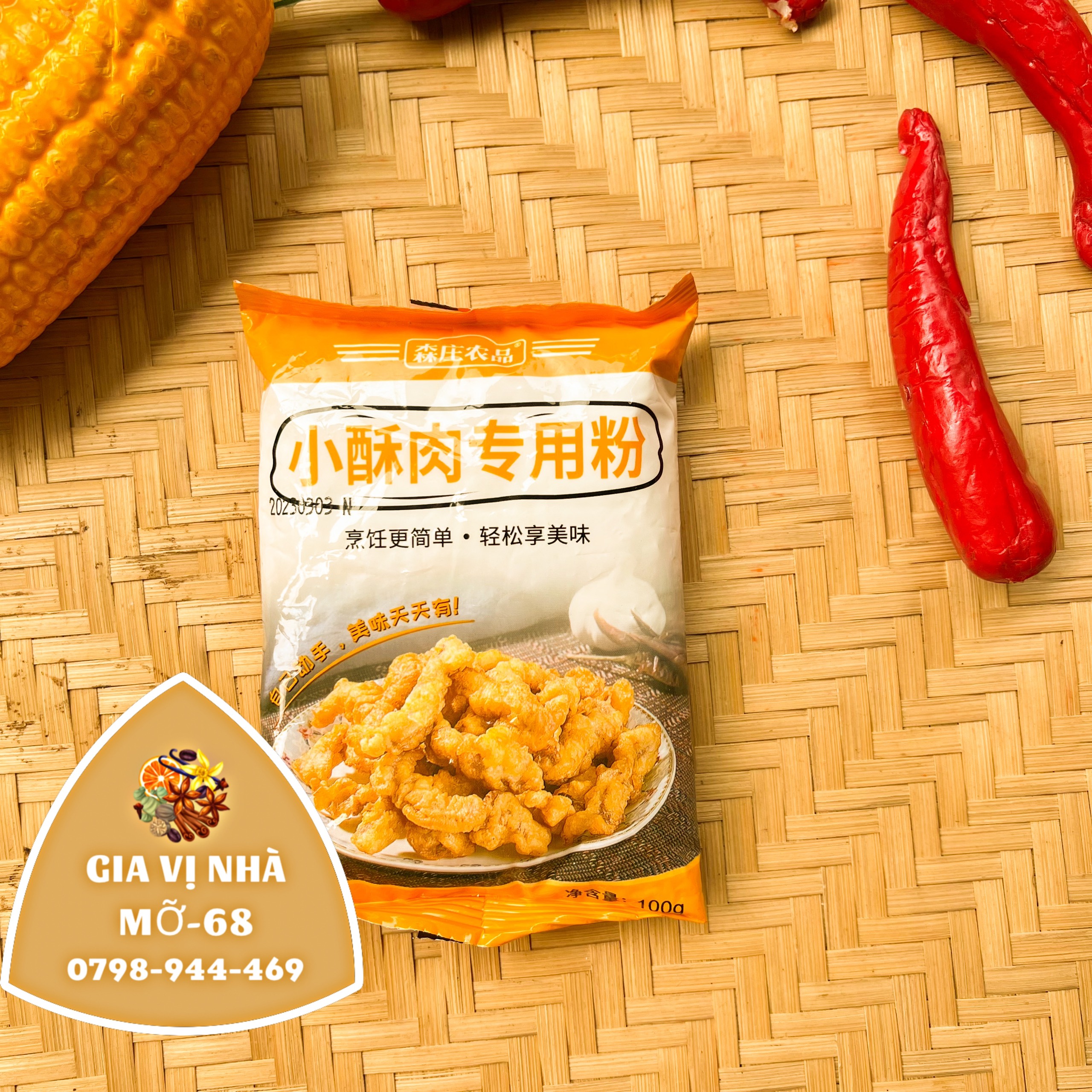 BỘT CHIÊN GIÒN ƯỚP THỊT, HẢI SẢN , RAU CỦ SIÊU GIÒN - GÓI 100GR