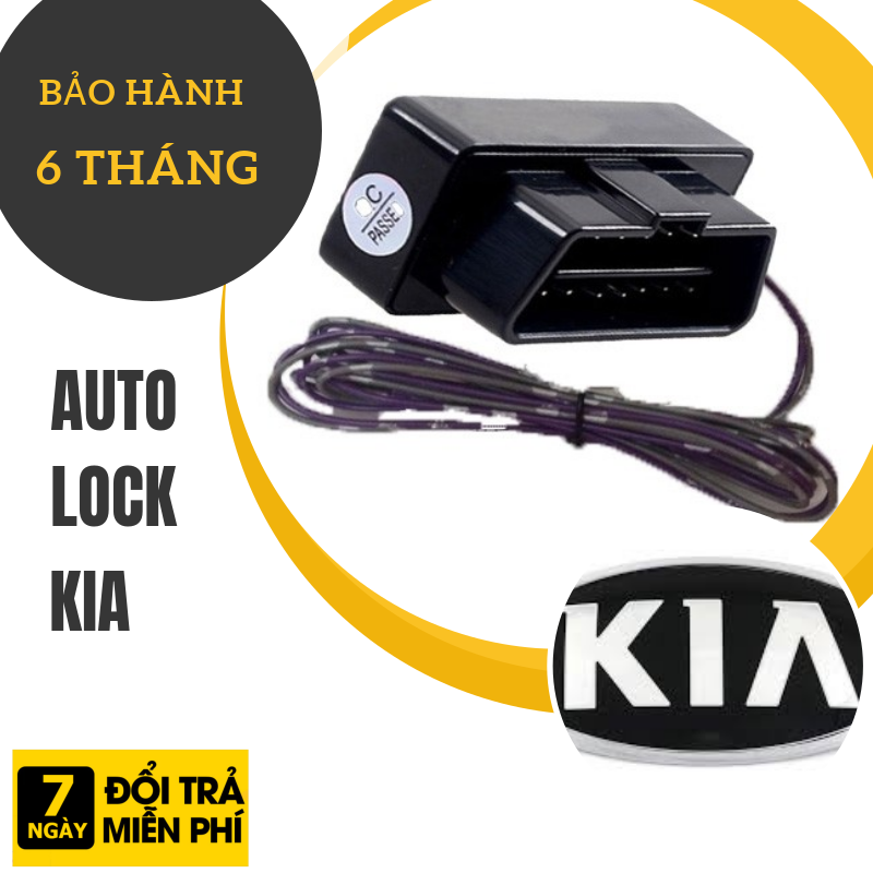 Auto Lock Kia RIO (Toàn bộ), Kia Morning 2013 - 2016 bản AT Chốt Cửa Tự Động Cho Xe Ô Tô Kia