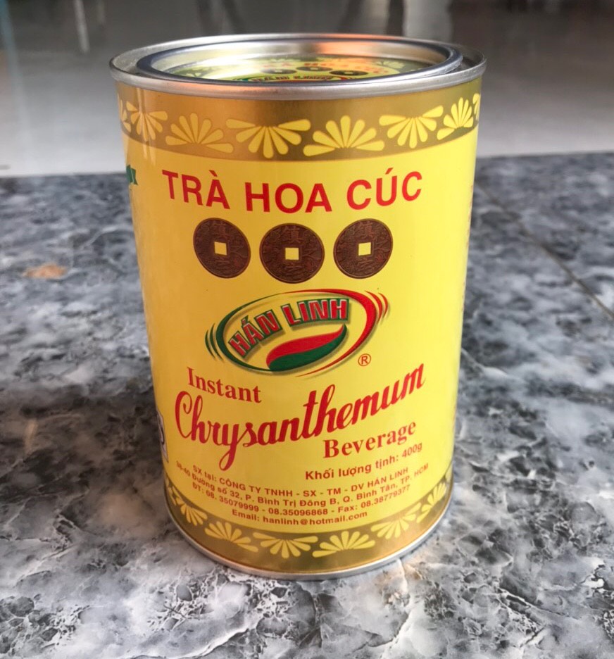 Trà Hoa Cúc Hòa Tan Hộp 400gr - Lợi Sữa cho Các Mẹ - Tốt Cho Sức Khỏe