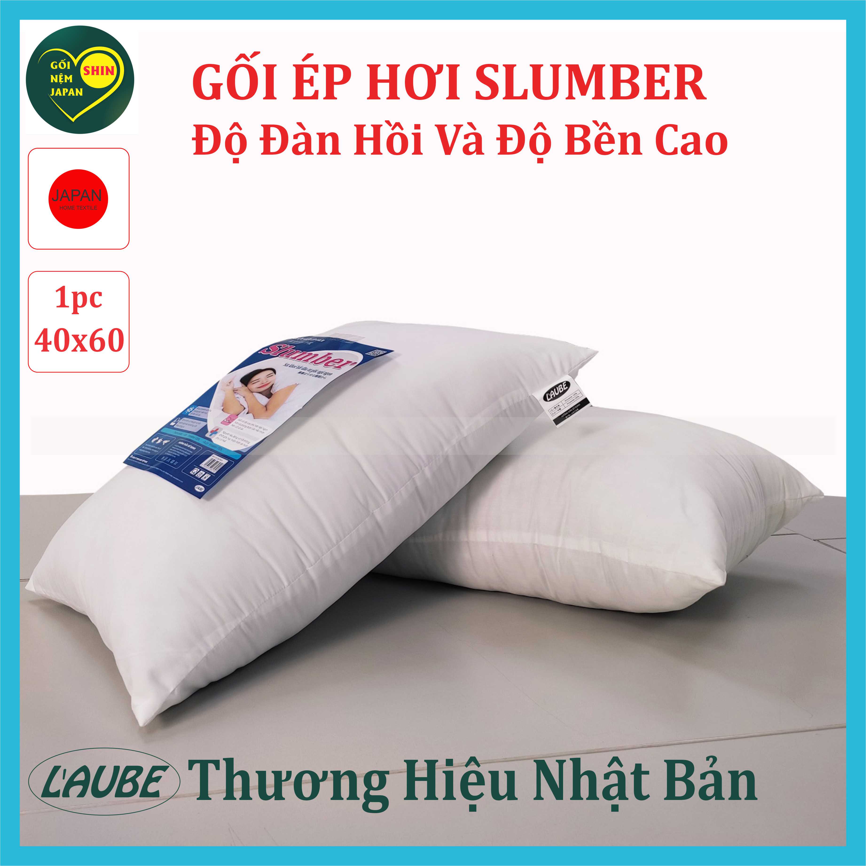 Ruột gối ép hơi Slumber 40x60cm thương hiệu nhật Laube Home