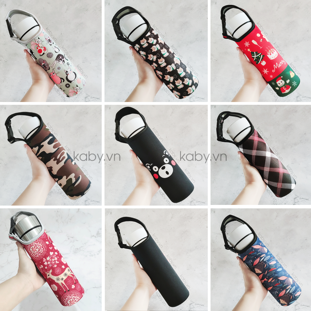 Túi bình giữ nhiệt 350 400 450 500ml - quai xách bình nước 550ml