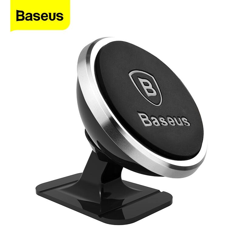 Baseus Giá đỡ điện thoại trên xe hơi Giá đỡ điện thoại thông dụng Xoay 360 độ cho xe hơi iPhone Samsung Huawei Xiaomi Oppo Vivo realme giá đỡ di động trên xe hơi