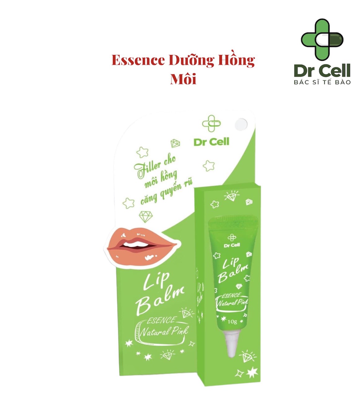 Essence dưỡng hồng môi dr cell 10g