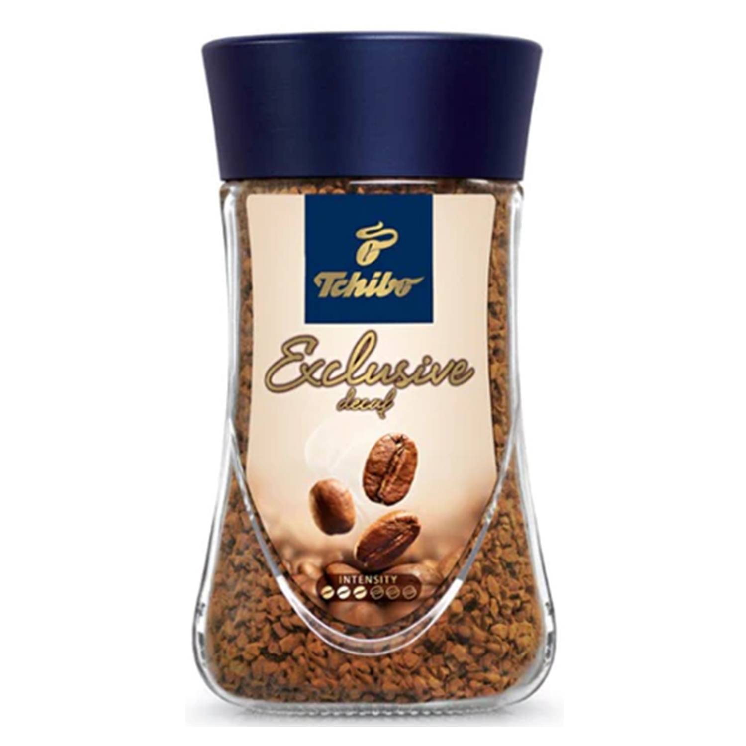 Cà phê hòa tan tách caffeine Tchibo Exclusive Decaf - 100g, sản phẩm nước Đức