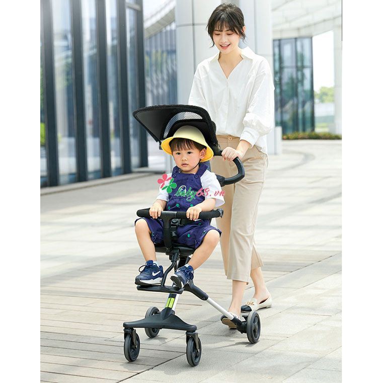 Xe đẩy đảo chiều cao cấp Tomorrow TW-0205 đi du lịch