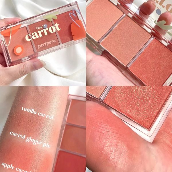 Bảng Phấn Má Peripera Fall In Carrot