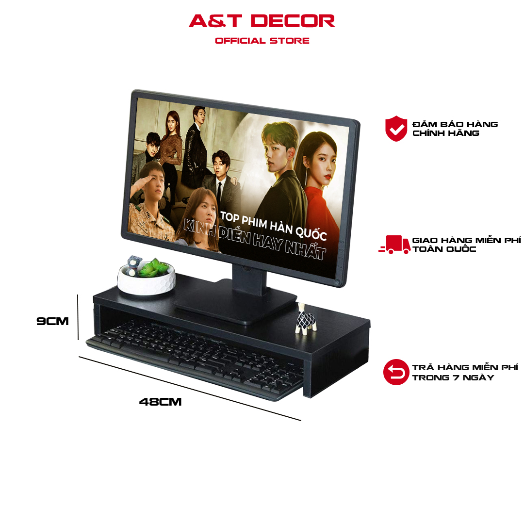 Kệ máy tính đa năng, sang trọng, dễ dàng di chuyển