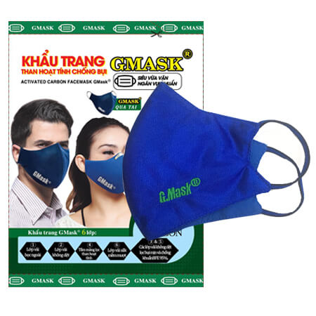 Khẩu trang than hoạt tính Gmask- 5 cái