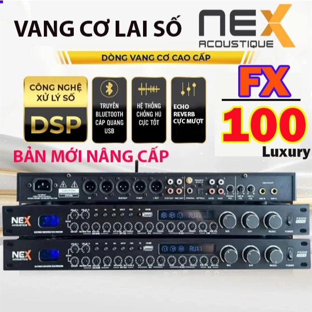 HỎA TỐC HCM | Vang Cơ Lai Số NEX FX100 LUXURY 2025 - Vang Số Karaoke Chống Hú Rít Cực Kì Hiệu Quả Âm Thanh Sống Động, Chất Âm Chuẩn