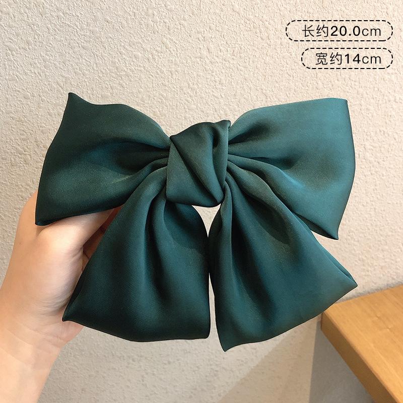 Kẹp tóc nơ bướm bản to phong cách Hàn Quốc