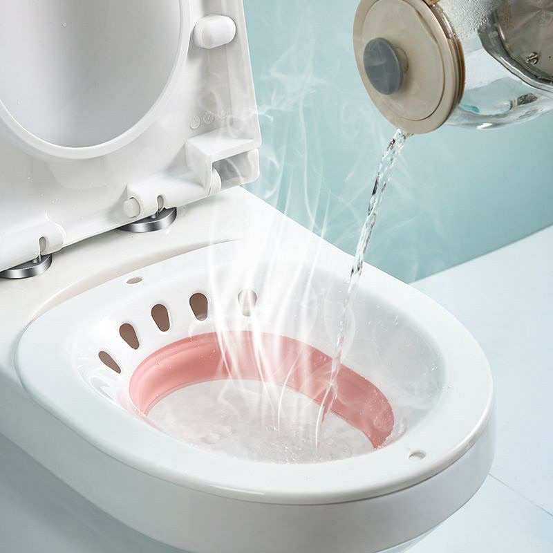 Chậu xông vùng kín gấp gọn Cỏ Lành - Bảo hành 6 tháng