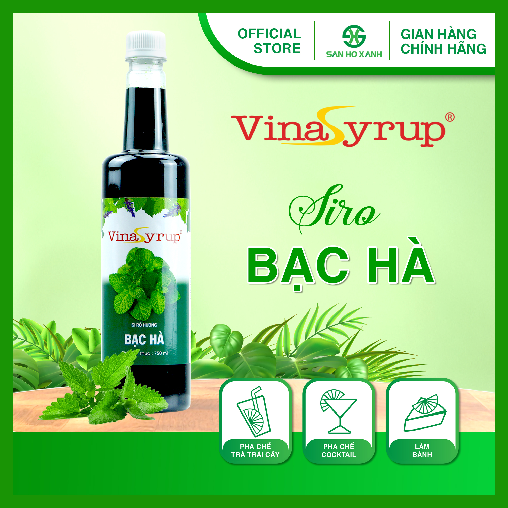 Siro Pha Chế Vinasyrup 750ml