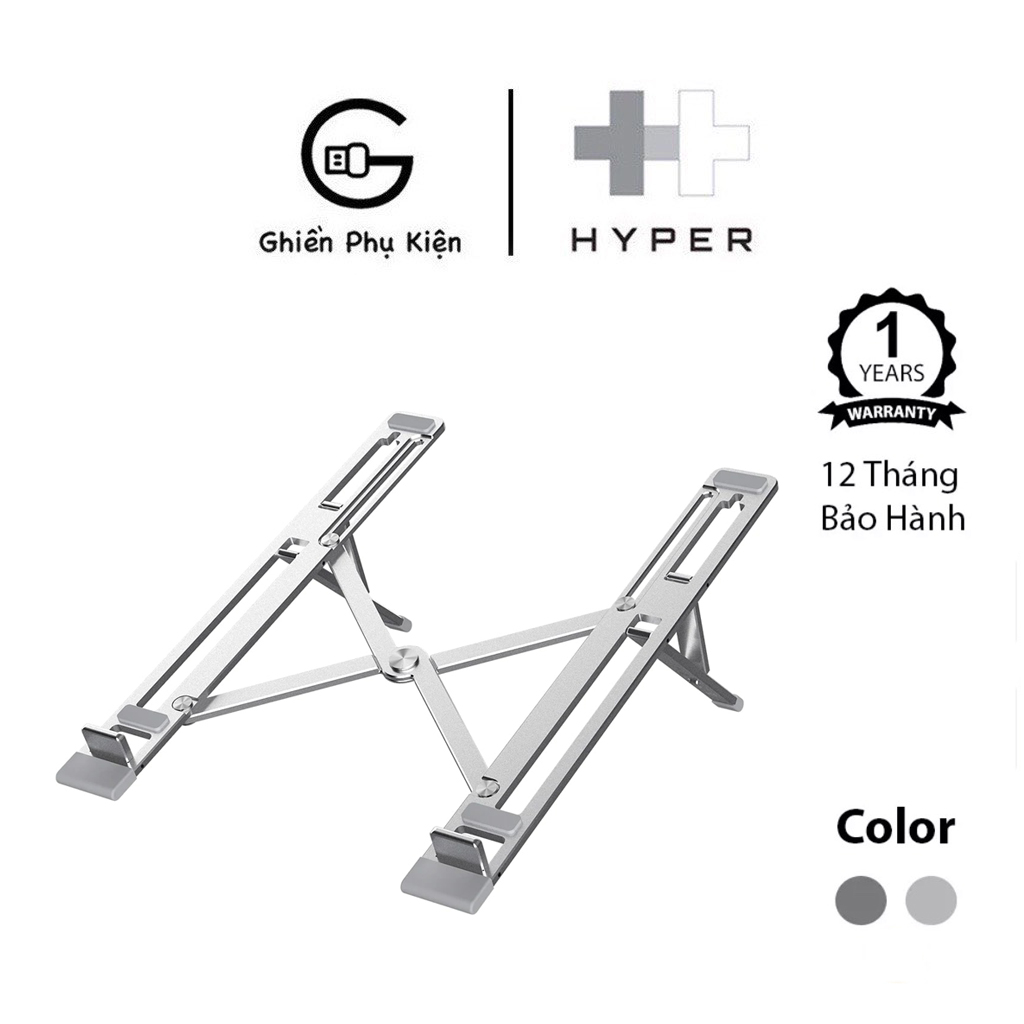 Giá Đỡ Tản Nhiệt HyperStand HTU6 Folding Aluminum Dành Cho Macbook/Laptop/iPad