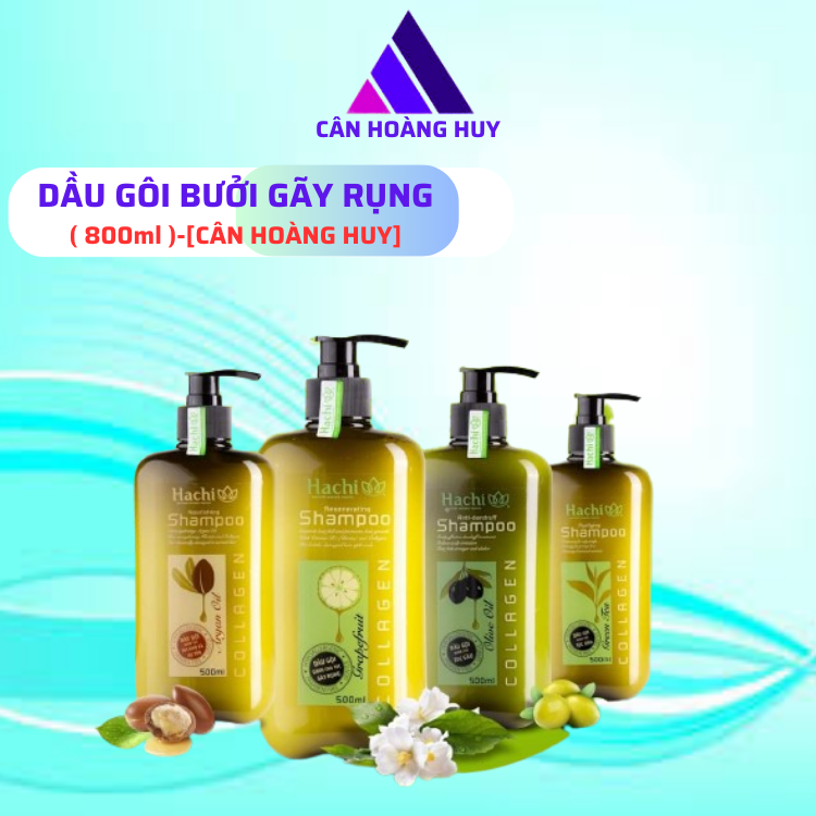 Dầu gội bưởi HACHI 500ml kích thích mọc tóc và ngăn ngừa Tóc gãy rụng
