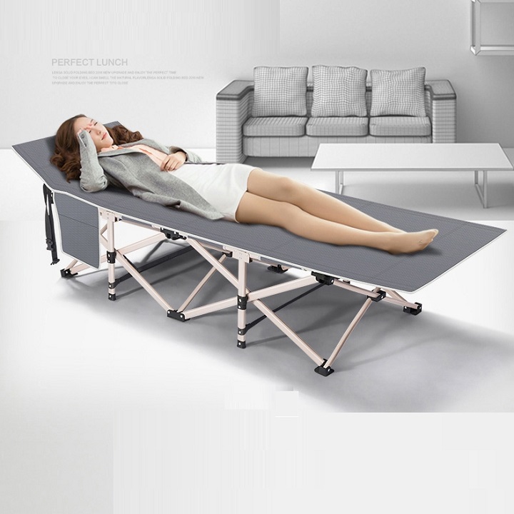 Giường xếp văn phòng nghỉ trưa gấp gọn, khung thép siêu chắc chắn 67x180cm- giường gấp gọn thông minh tiện lợi dành cho văn phòng