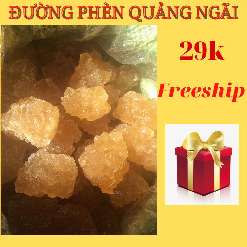 Đường Phèn Không Tẩy Đường Phèn Vàng Đường Phèn Kết Tinh Quảng Ngãi Không Tẩy Đặc Sản Quảng Ngãi