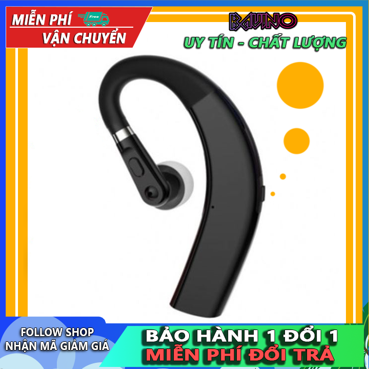 Tai nghe bluetooth M11, tai nghe bluetooth không dây, thiết kế xoay 360 độ, tương thích với mọi hệ điều hành, tai nghe 1 bên, tai nghe tws thể thao