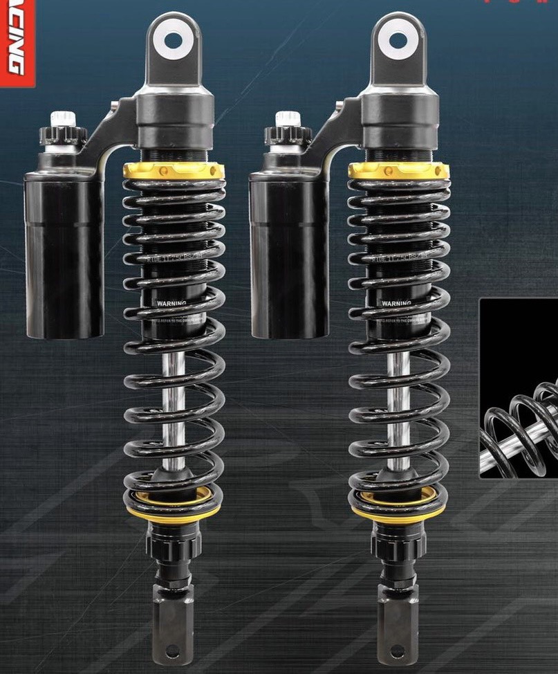 Phuộc Nitron bình dầu kết cấu cứng cáp dành cho xe SH Việt Nam 380mm