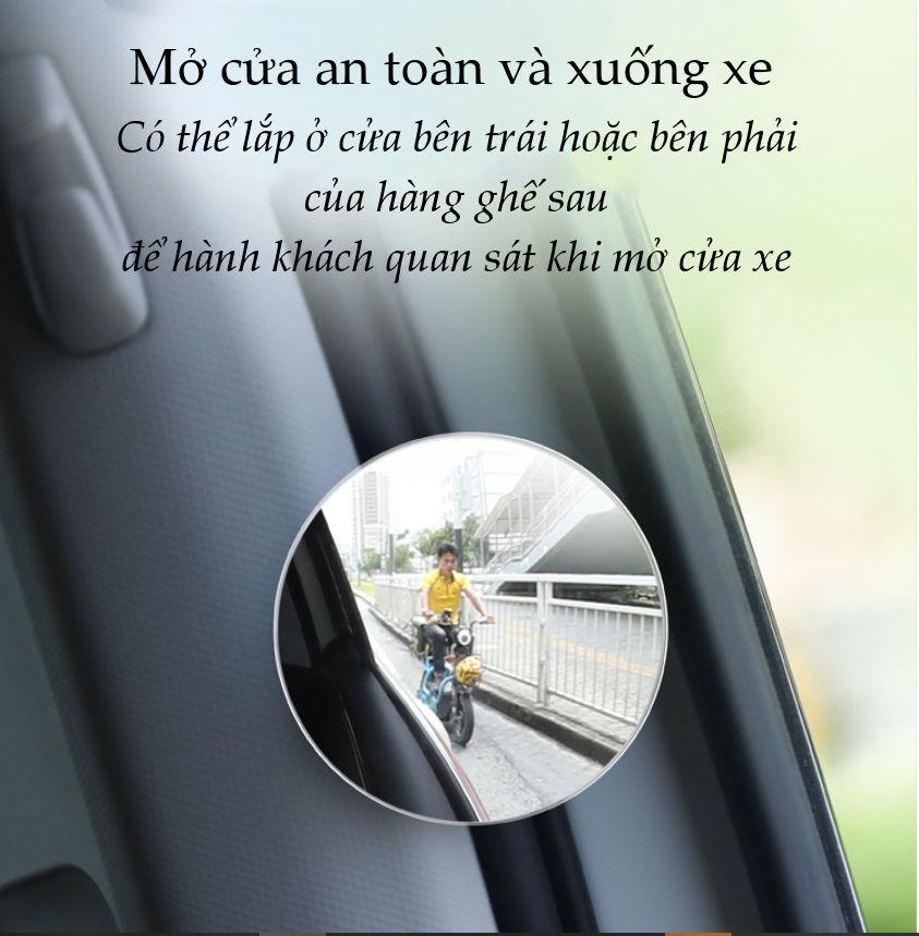 Gương cầu phụ chiếu hậu cho xe hơi, đường kính 5cm, bề mặt tráng Nano chống nước, giảm điểm mù cho lái xe UGREEN LP194 60971 Gương cầu phụ chiếu hậu cho xe hơi, đường kính 5cm, bề mặt tráng Nano chống nước, giảm điểm mù cho lái xe UGREEN LP194 60971