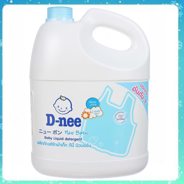 [COMBO 2 MÀU] 2 Can Nước Giặt Dnee Thái Lan 3000ml Chính Hàng-Chọn Màu