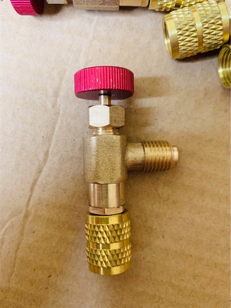 Van khoá chống bỏng R410 đỏ