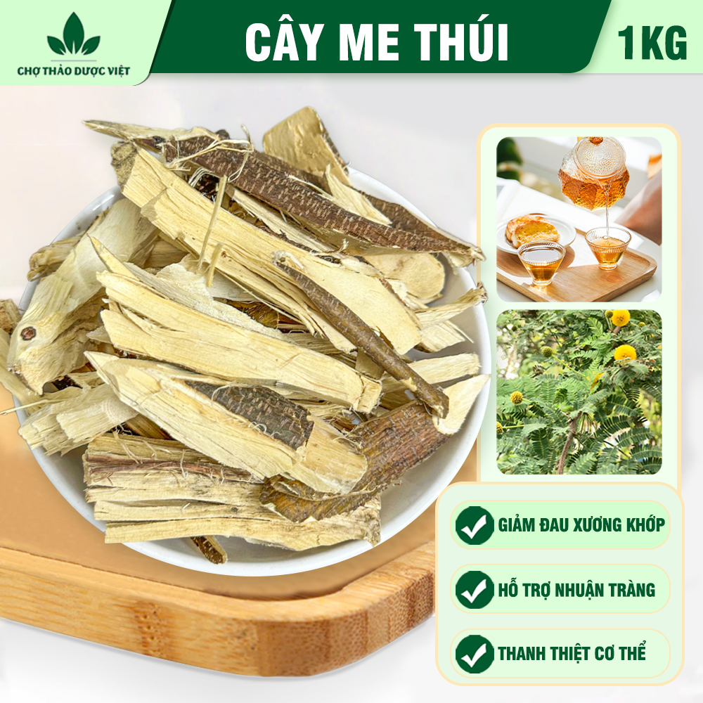 Cây me thúi khô 1kg, cây keo thúi, me thối, cắt lát, thơm, sạch - Chợ Thảo Dược Việt