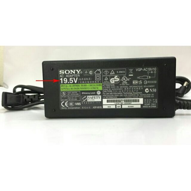 Adapter-nguồn tivi sony 19.5v-4,7a cả dây