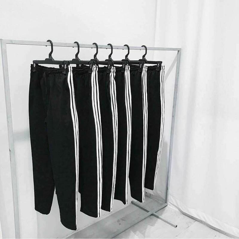 Quần 3 sọc suôn unisex - Quần ống suông 3 sọc - 3 Line Pants - Quần 3 line ống đứng - quần sọc suông