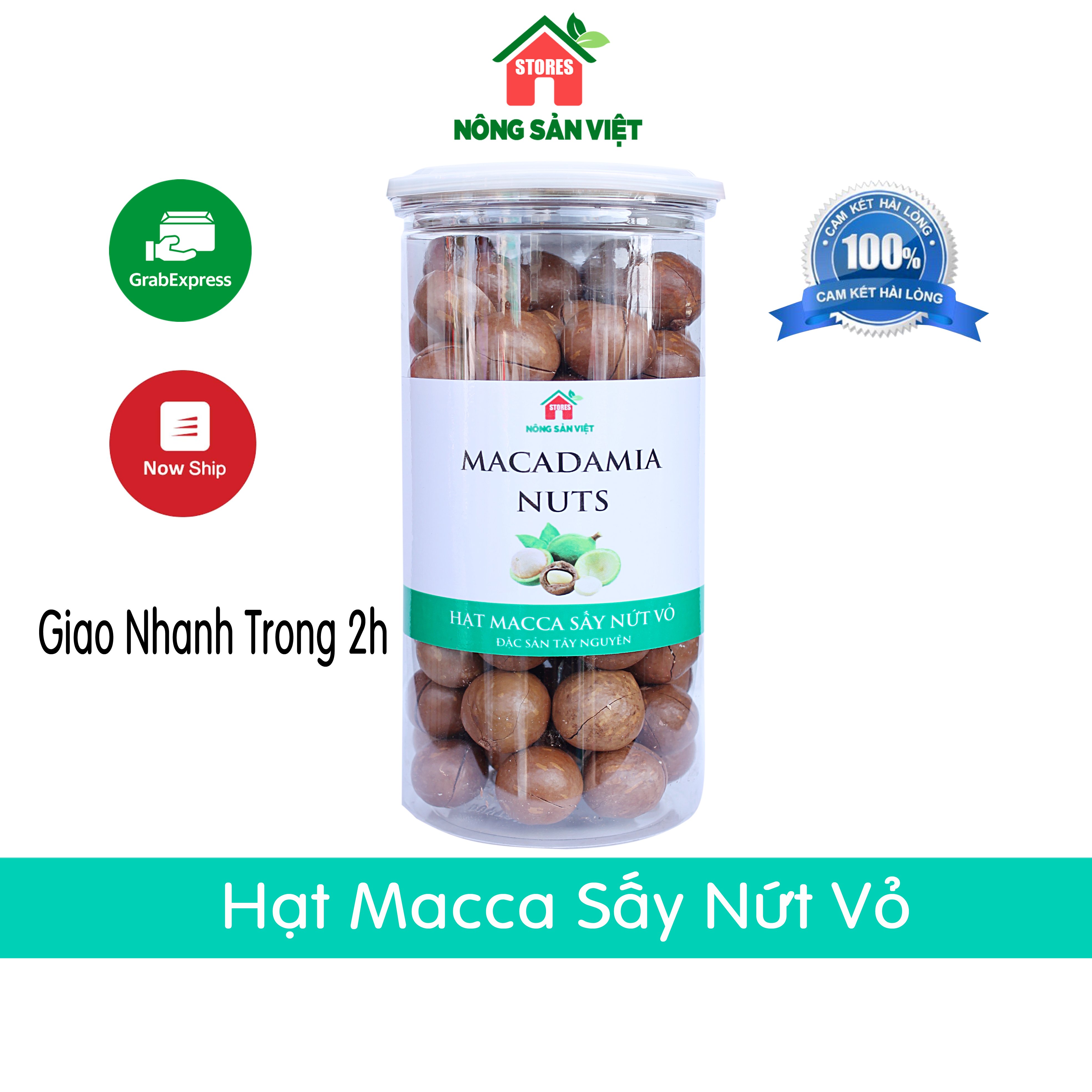 Hạt macca sấy nứt vỏ sạch lâm đồng 500gr kèm đồ khui
