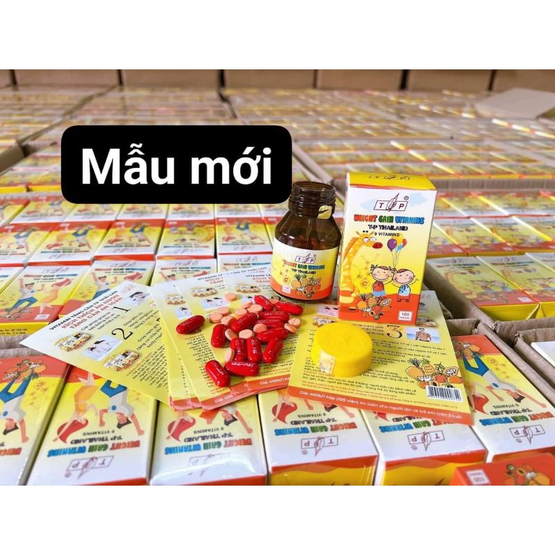 Vitamin Tăng Cân TP Thái Lan 100 Viên dành cho người gầy