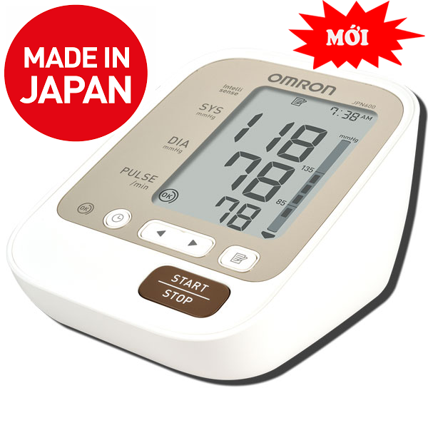 Máy đo huyết áp omron jpn600 made in japan chính hãng bảo hành 5 năm