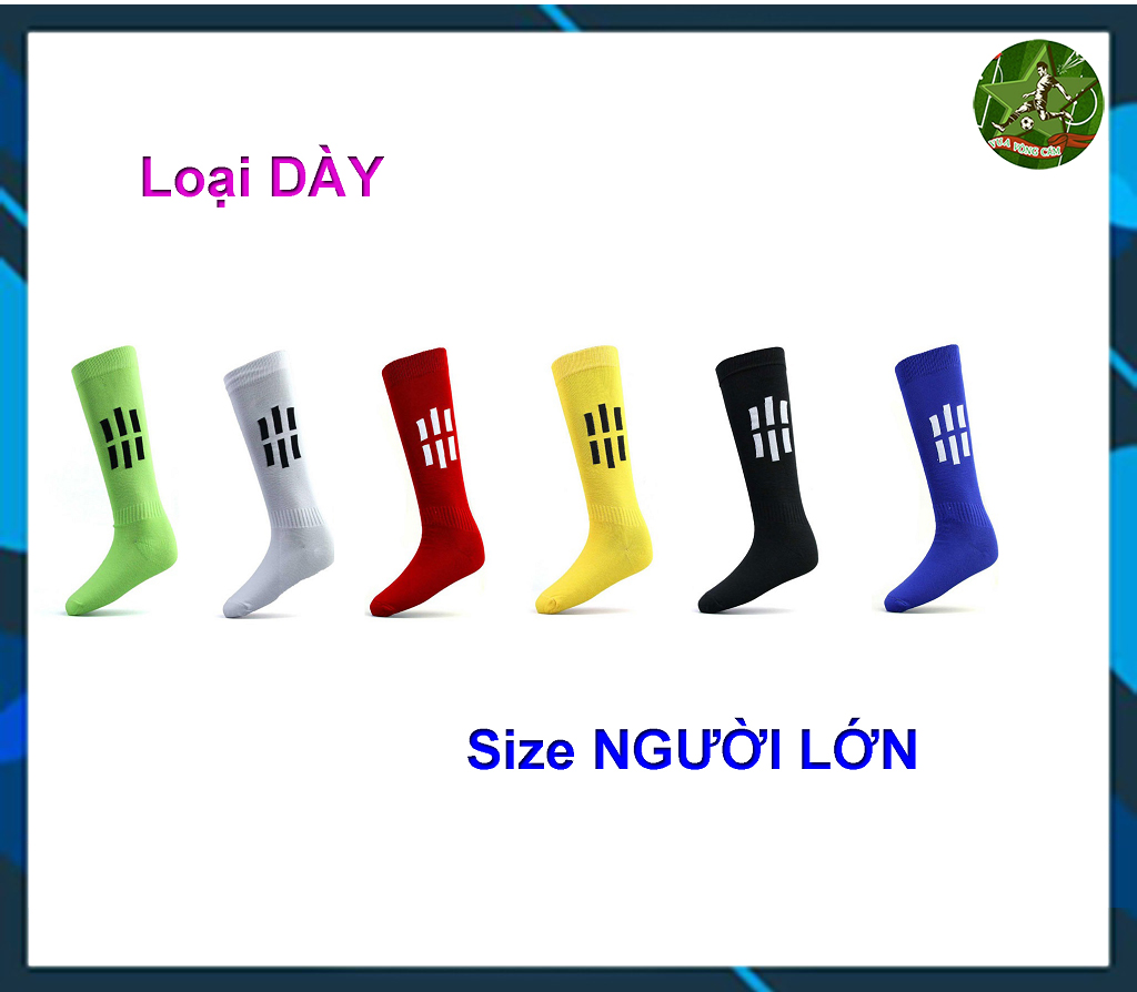 Tất DÀI Thể thao Đa năng - Loại DÀY - Size Người lớn
