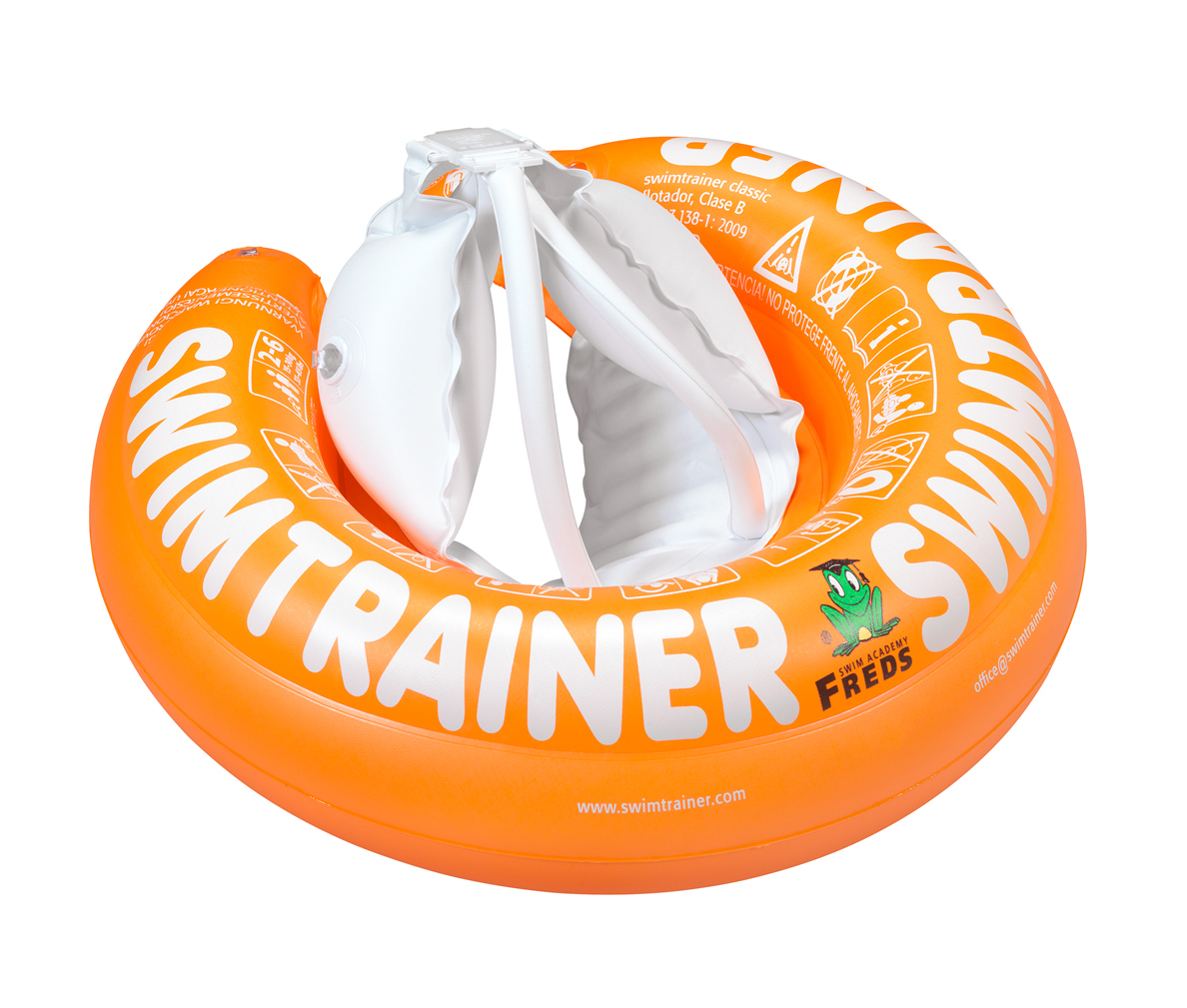 Phao đỡ lưng swimtrainer màu cam cho bé từ 3 tháng đến 4 tuổi