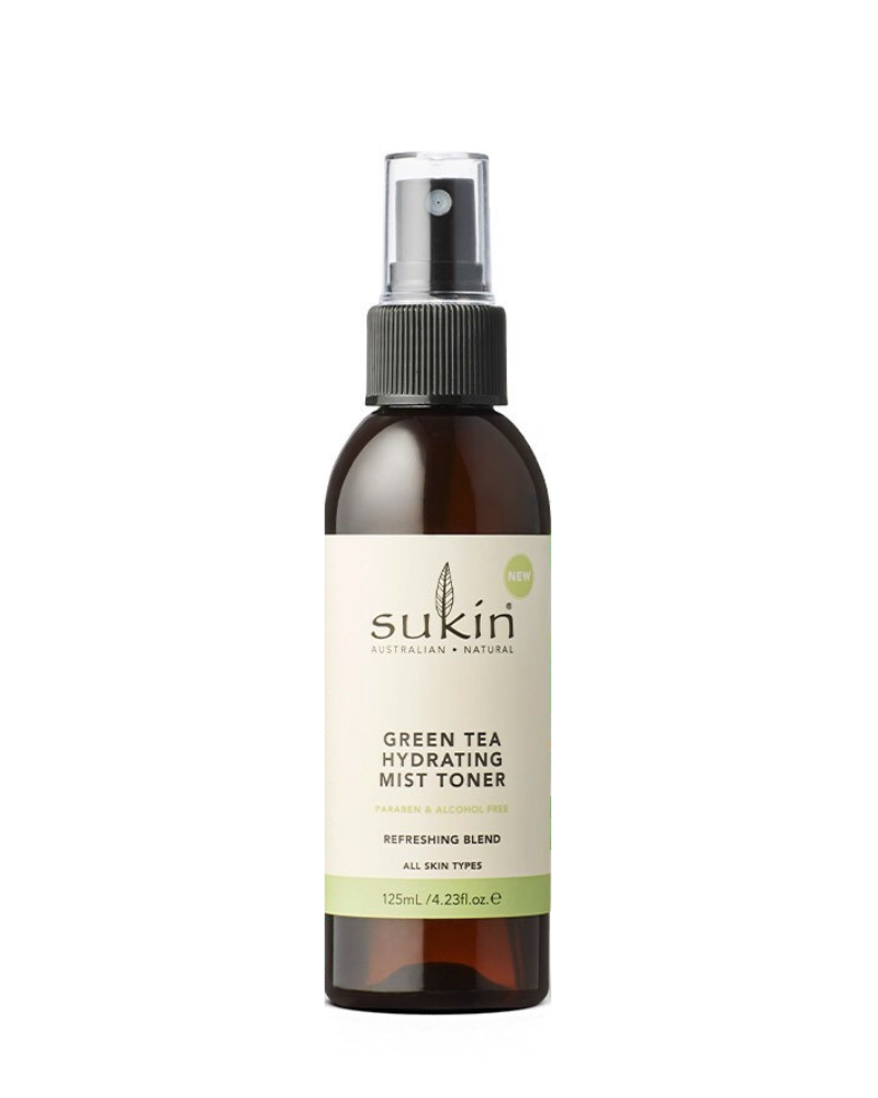 Nước Cân Bằng Trà Xanh Dưỡng Ẩm Dạng Xịt Sukin Green Tea Hydrating Mist Toner 125ml