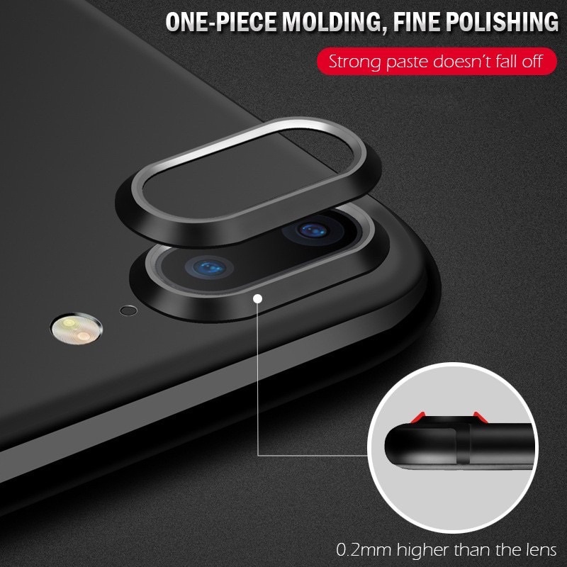 Viền camera chống xước cho iphon.e 7Plus/8Plus/X/Xs/Xs Max