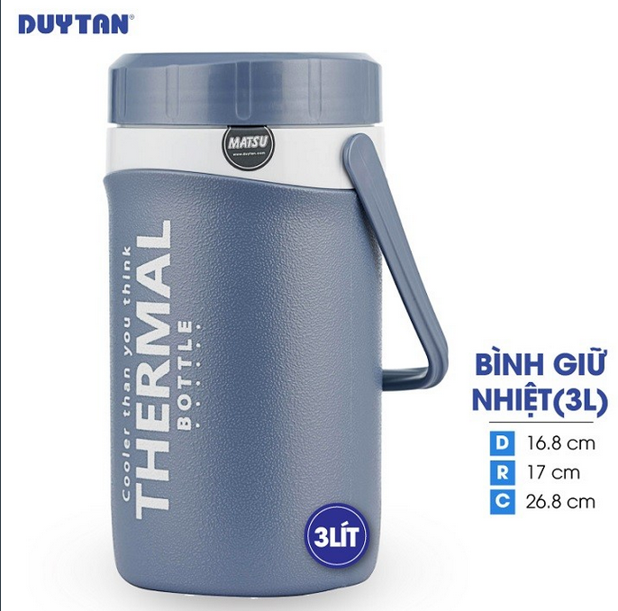 Bình giữ nhiệt nhựa Duy Tân 3 lít