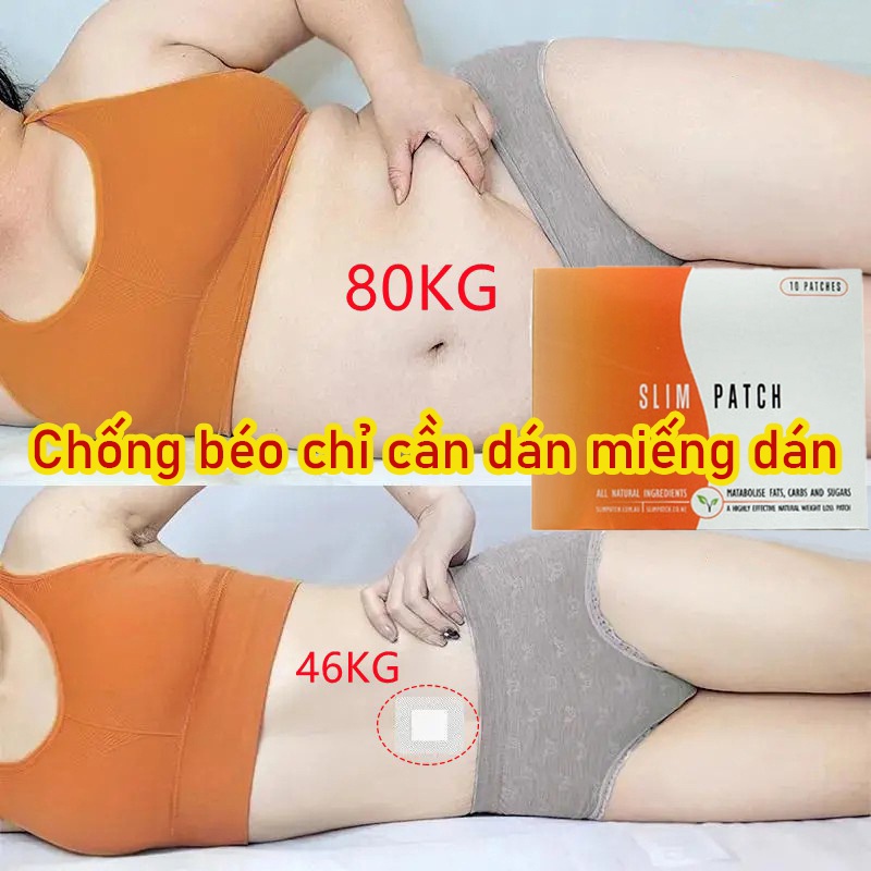 Miếng dán giảm cân 10pcs hiệu quả cấp tốc detox giảm cân dán rốn nhanh giảm mỡ Giảm Mỡ Bụng, Bắp Tay, Bắp Chân