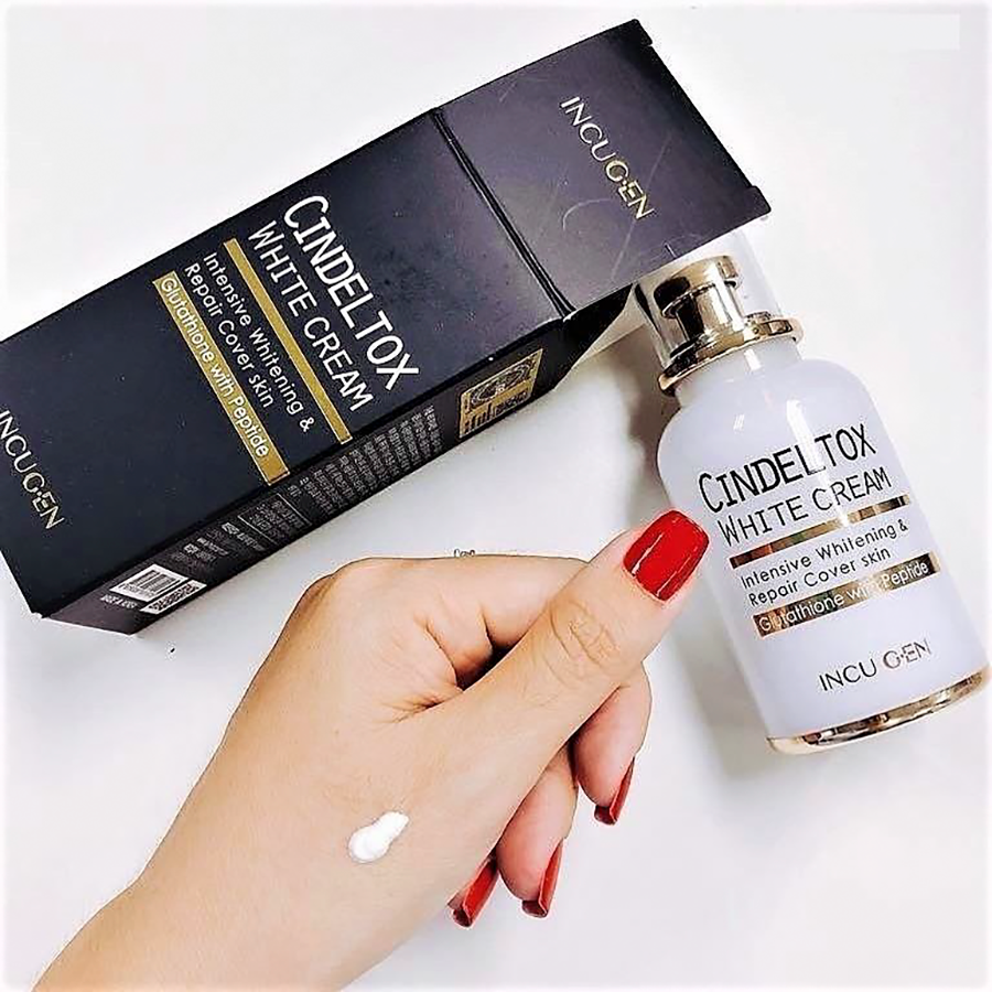 KEM TRUYỀN TRẮNG DA CINDEL TOX WHITE CREAM HÀN QUỐC