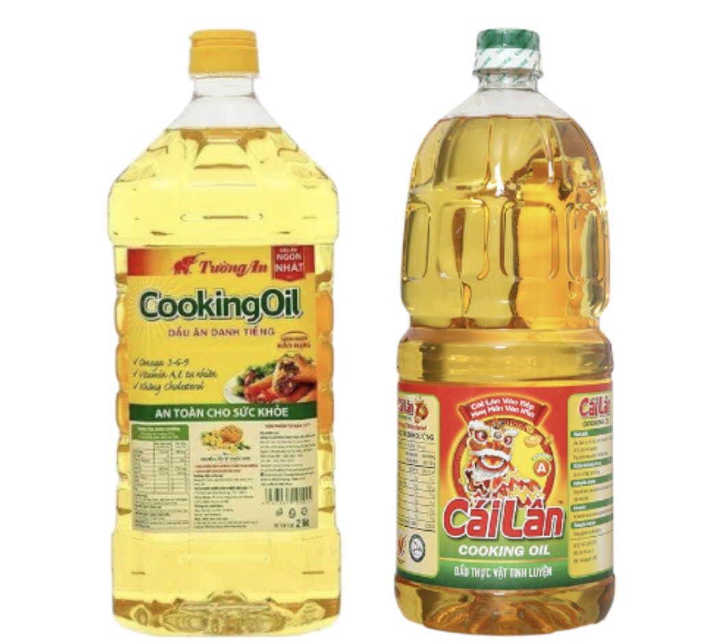 Dầu thực vật Cái Lân/Tường An Cooking Oil chai