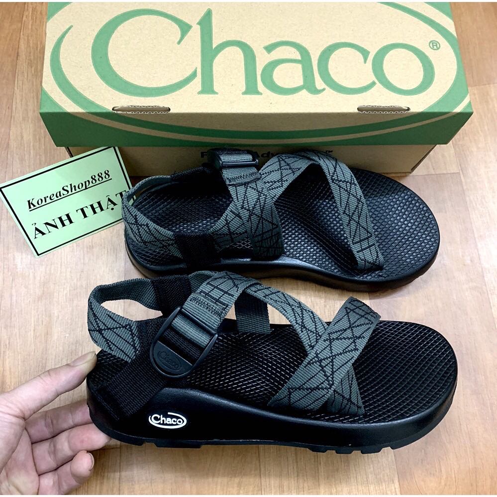 Sandal Nam Chacoo Xám Đế Đúc Cực Bền Hàng Mới Cực Chắc Chắn