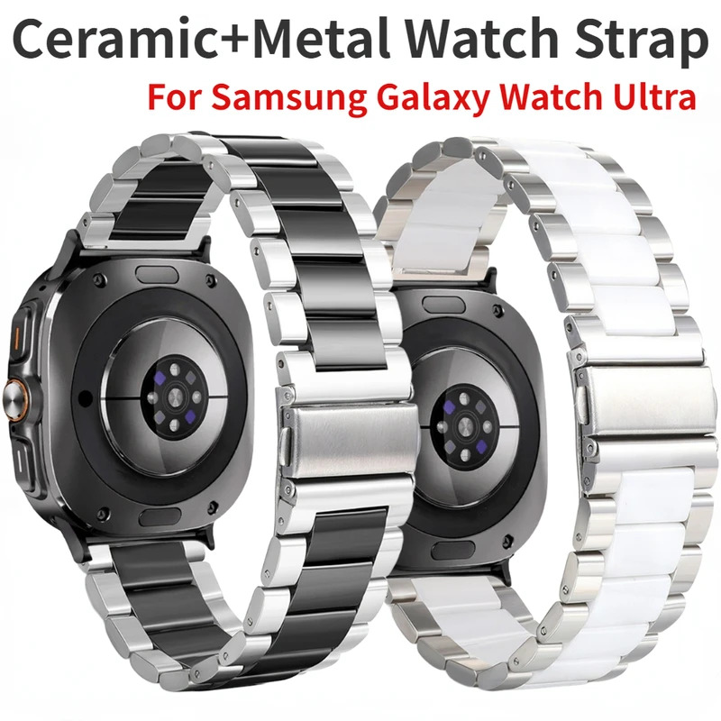 Sdsceramic Dây Đeo Đối Với Samsung Galaxy Đồng Hồ Siêu 47Mm Vòng Đeo Tay Có Thể Thay Thế Dây Đeo Cổ Tay Đối Với Samsung Galaxy Đồng Hồ Siêu Kim Loại Watchb
