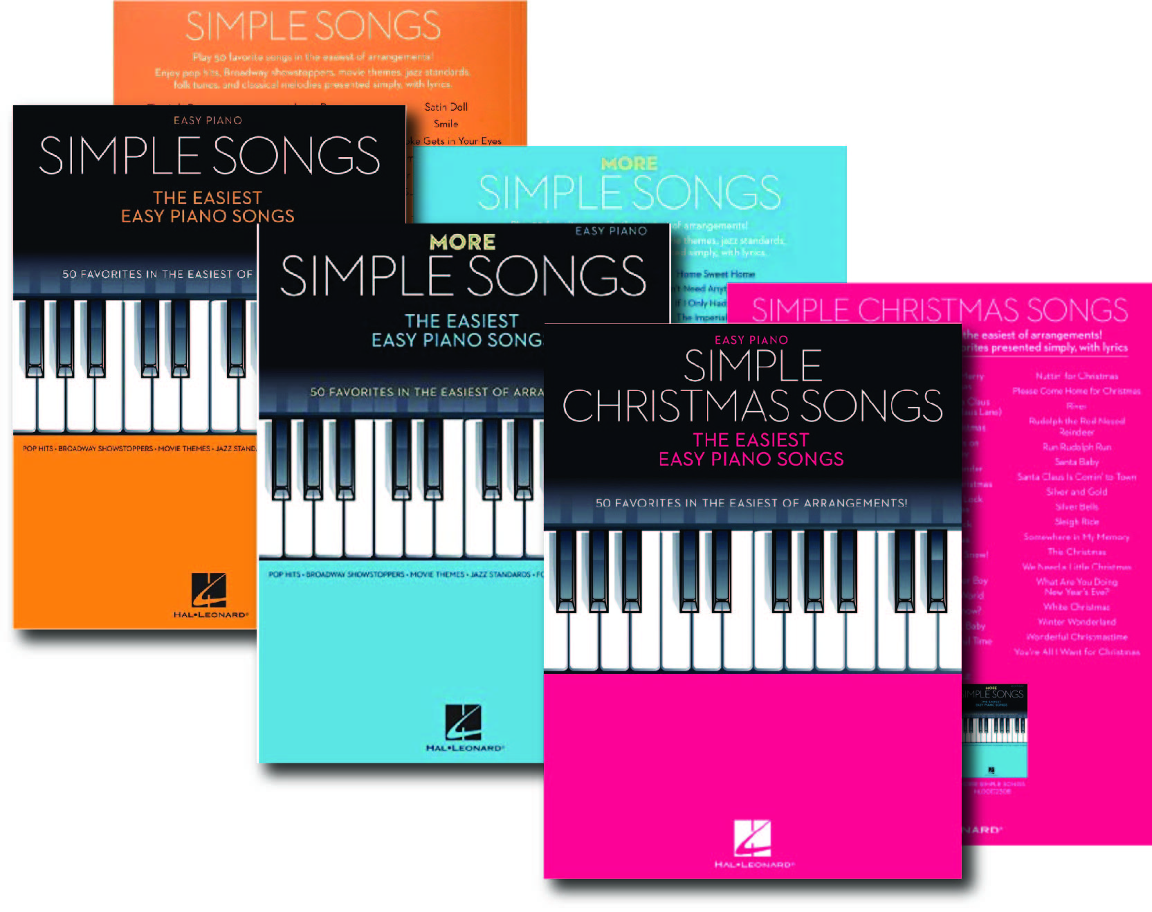 The Easiest Easy Piano Songs: More Simple Songs, Simple Songs, Simple Christmas