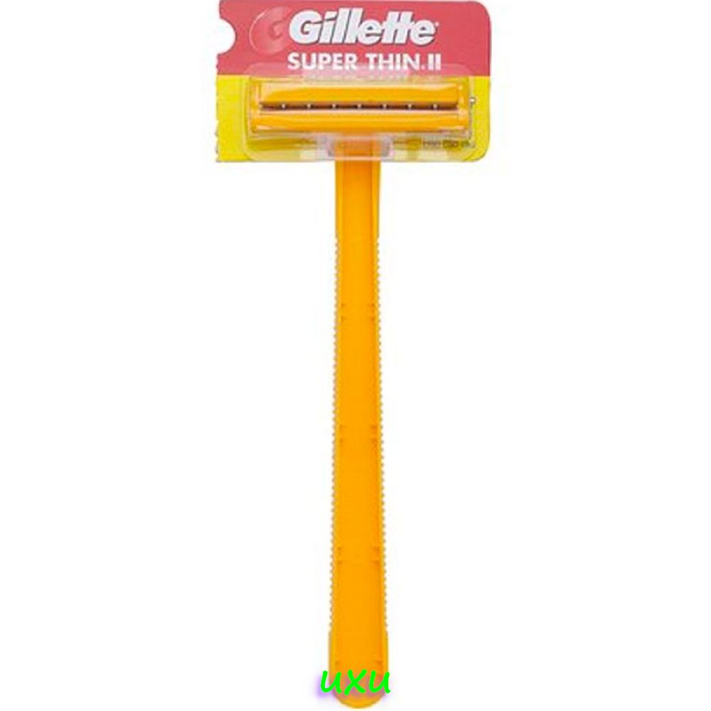 Dao cạo râu tiện lợi 2 lưỡi Gillette Super Thin II chính hãng