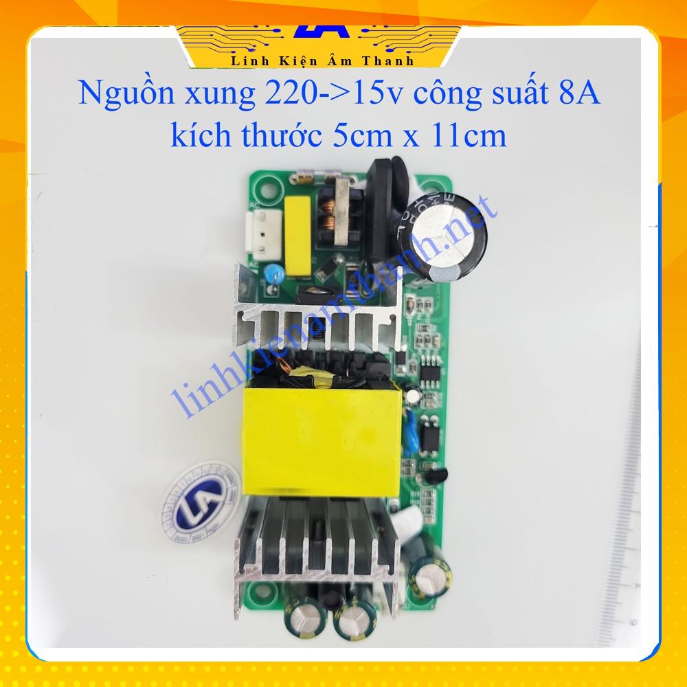 Nguồn loa kéo 15v 8a sạc cho loa kéo