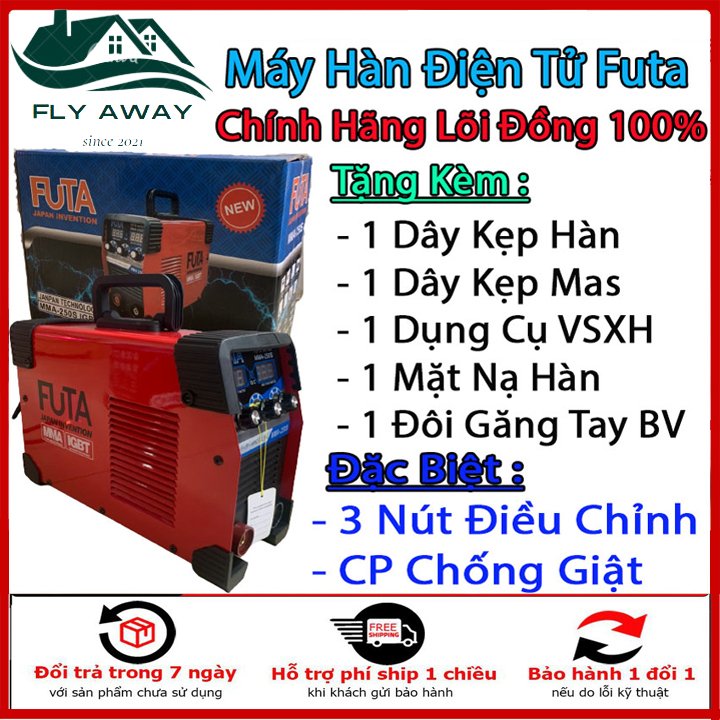 máy hàn điện tử gia đình FUTA - có 3 nút vặn điều chỉnh - công nghệ nhật bản - MÁY HÀN ĐIỆN TỬ , MÁY HÀN QUE 2,5L ,3,2L , 4L . Máy hàn điện tử FUTA 250 CHẤT LƯỢNG. Bảo Hành 12 tháng miễn Phí.